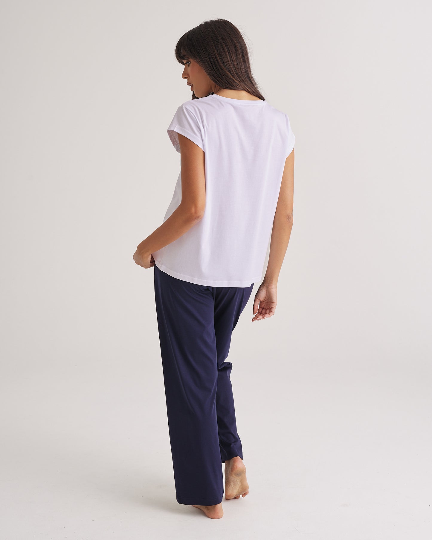 New Supima Cotton Tee White
