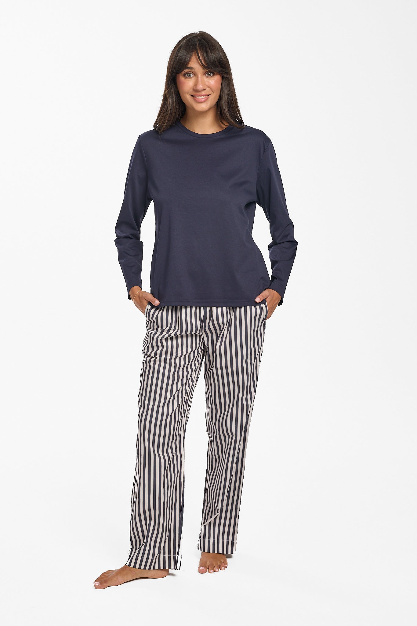 PinStripe Pant Navy