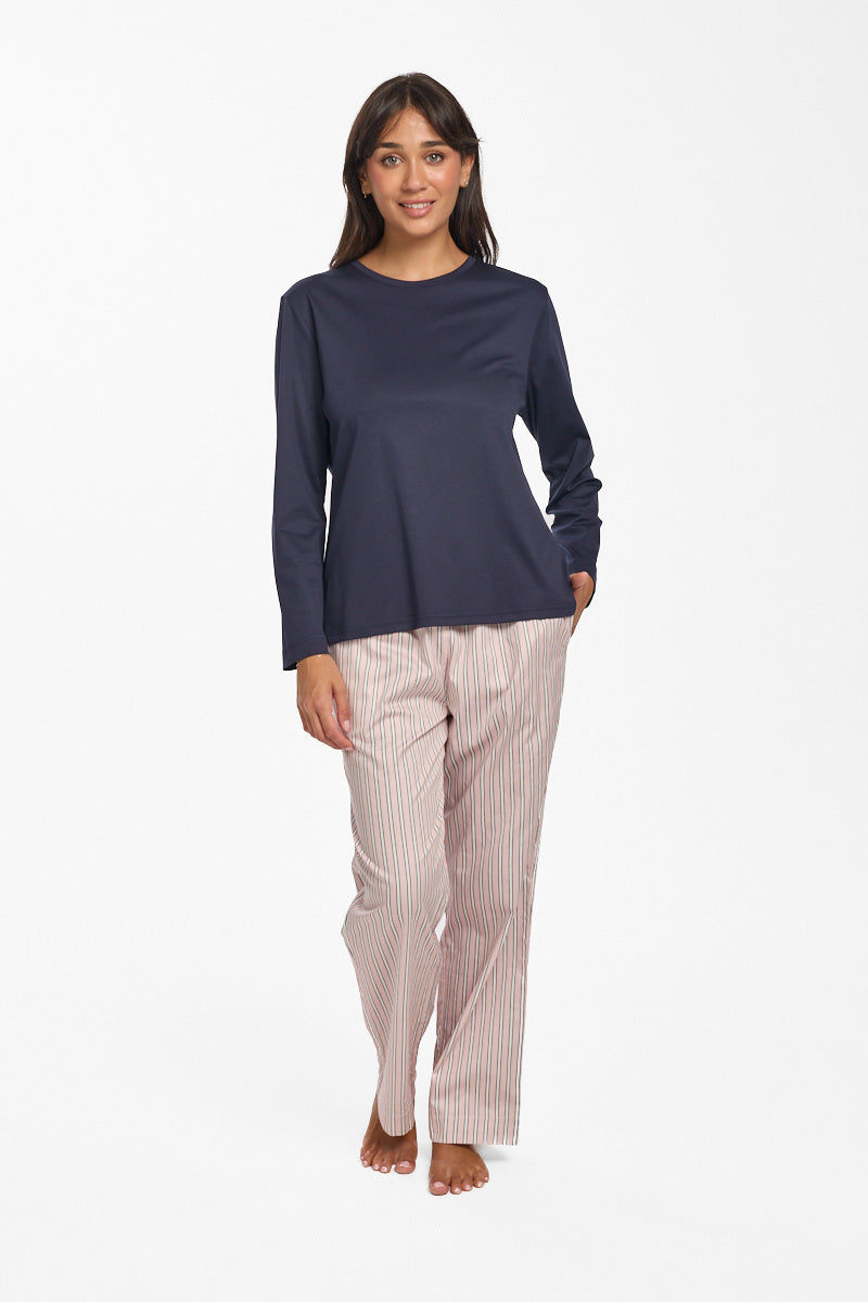 Supima Cotton Crew Navy