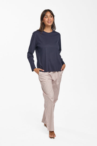 Supima Cotton Crew Navy