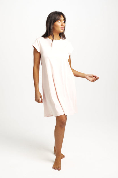 Supima Cap Sleeve Nightie Rosewater