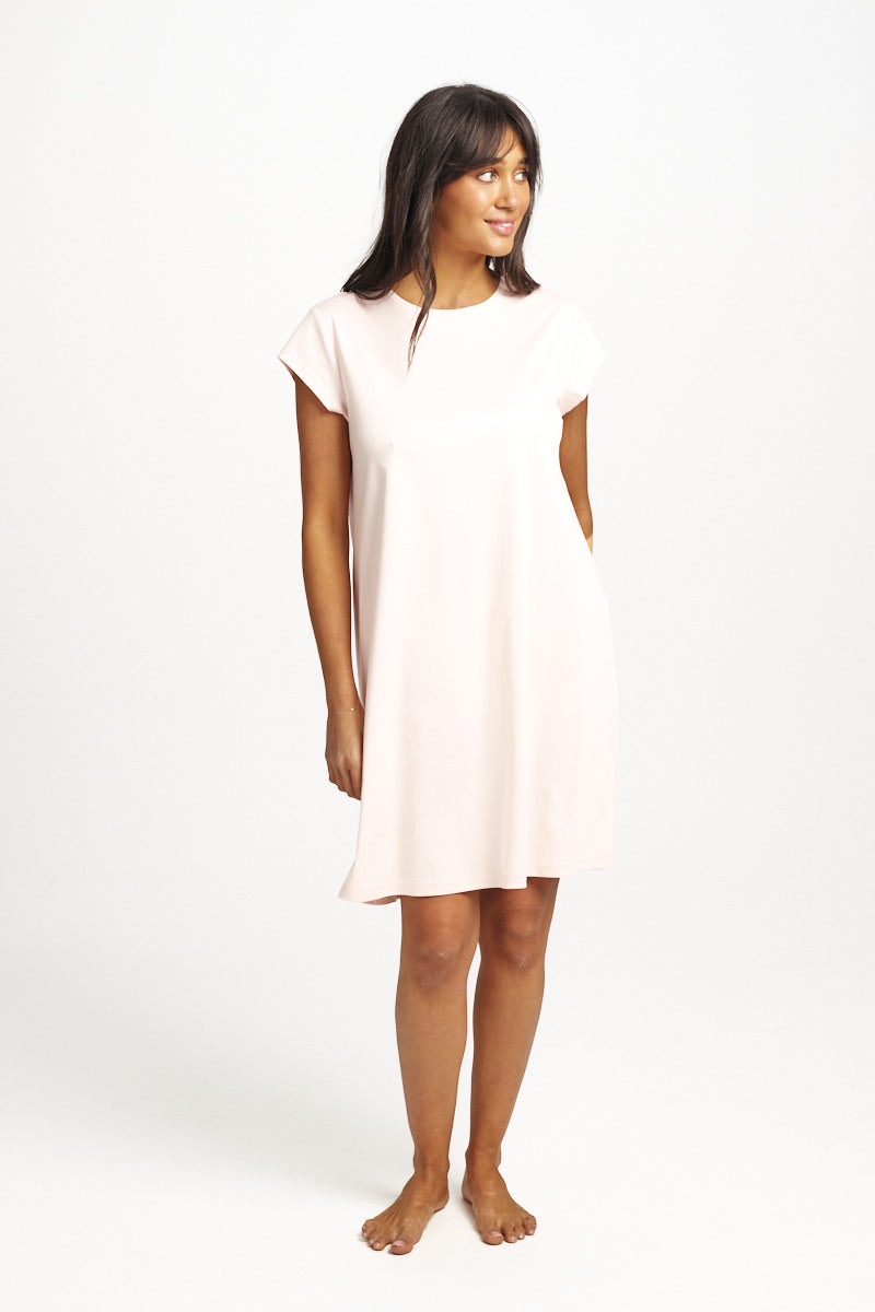 Supima Cap Sleeve Nightie Rosewater