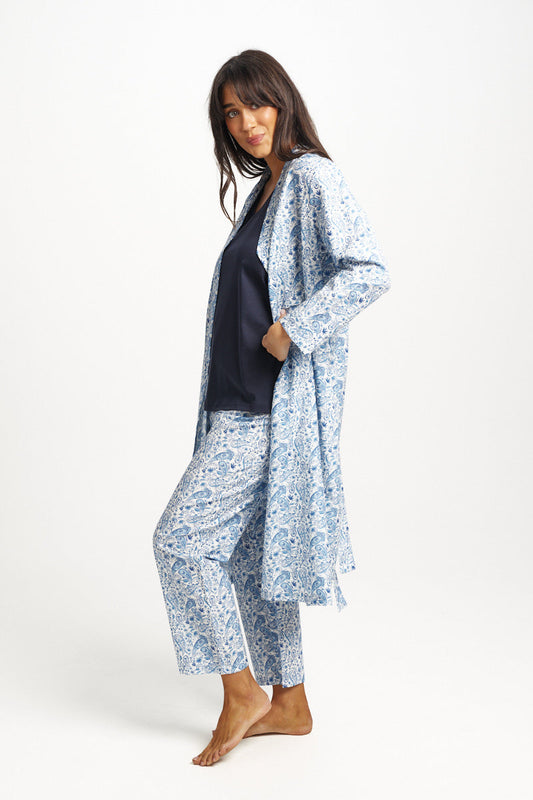Cotton Silk Pant Paisley