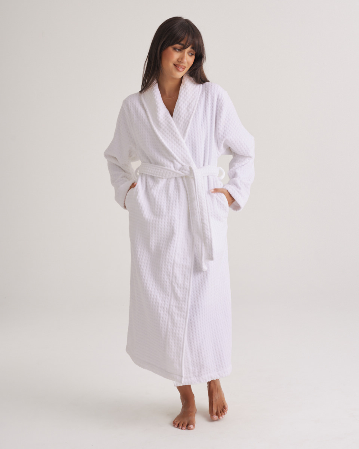 Cotton Waffle/Towling Robe