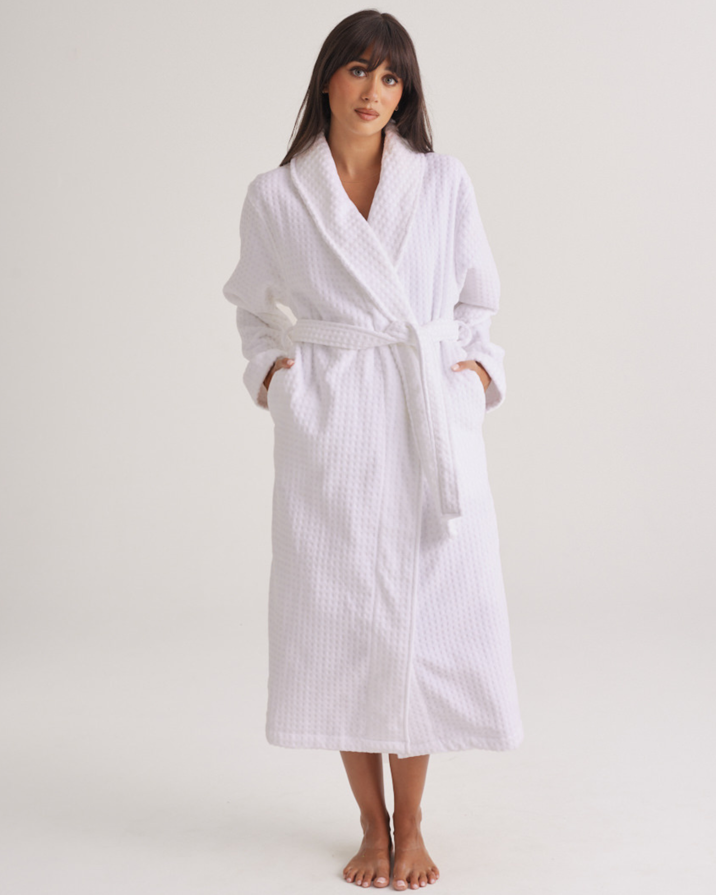 Cotton Waffle/Towling Robe