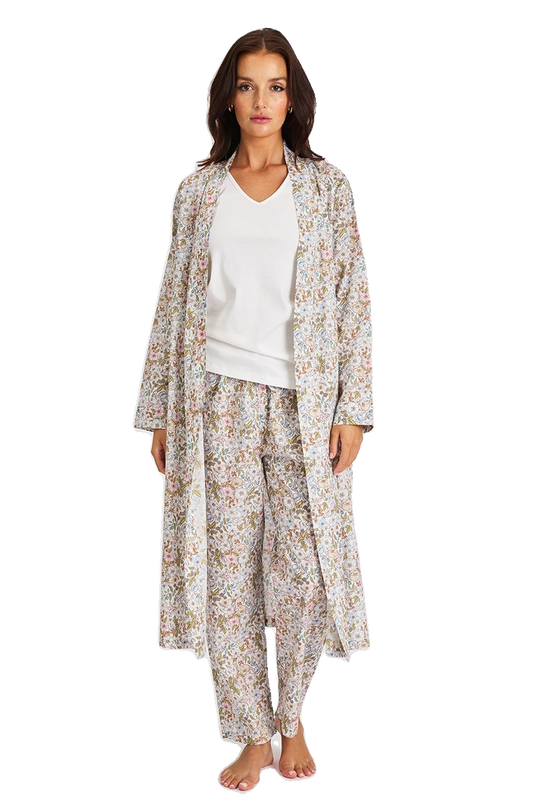 Liberty Print Tana Robe Bramble