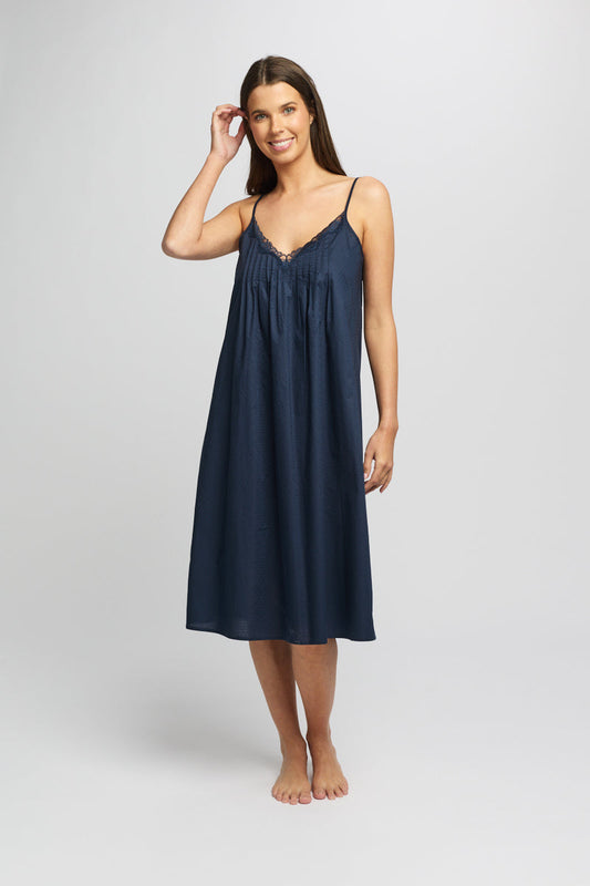 Cotton Spot Stappy Nightie Navy LL862