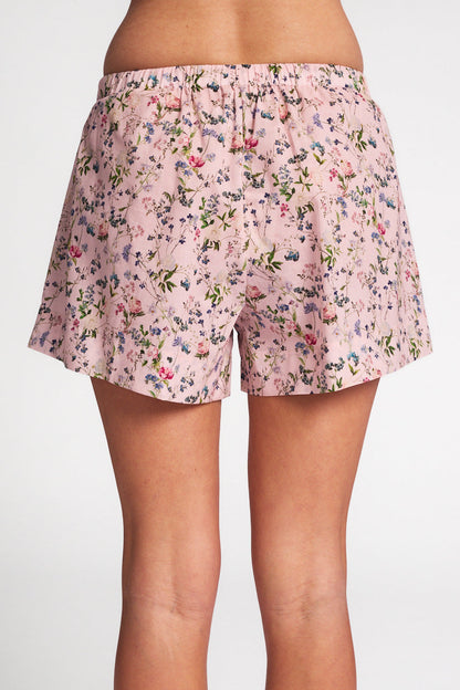 Pure Cotton Voile Boxer Botanica Pink