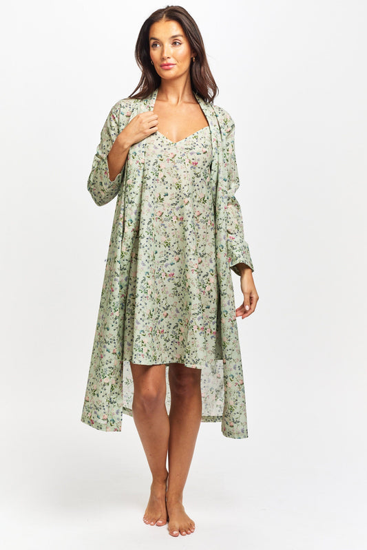 LL COTTON VOILE BOTANICA MINT