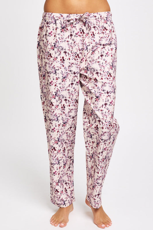 Brushed Cosy Cotton Pant Floral Offspring