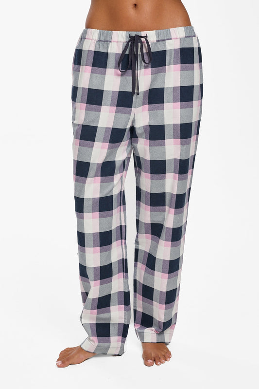 Brushed Cotton Check Pant