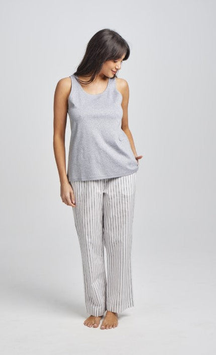 Supima Cotton Tank  - Grey Marle